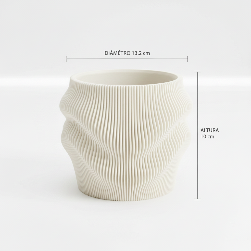 Ivory White con dimensiones